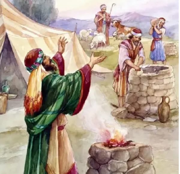 上帝向以撒顯現